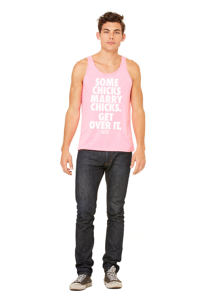 Unisex Neon "Some Chicks" Tank Top