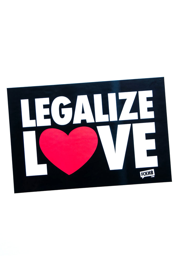 Legalize Love Bumper Sticker