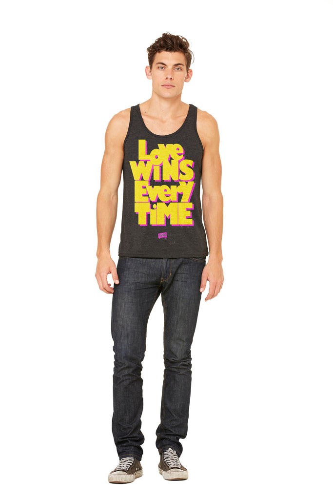 Unisex Vintage "Love Wins" Tank Top